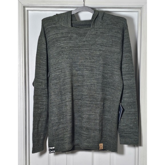 PAKA Other - PAKA Men's Unisex THE HOODIE Sweater Knit Lightweight Alpaca Outdoor M Green